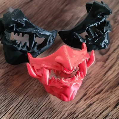 oni maske stl 3d by decorsekimmett5 teşekkürler 3d print model - Mito3D