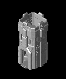 openforge - dwarven watchdicetower 3d model thangs 3d print model - Mito3D