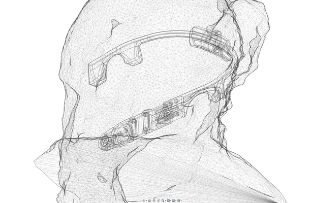optimisation behind the neck cadre portable afficher mod trousse 3d by zackfreedman casque head mounted heads up google verre augmenté réalité voidstar laboratoire zack affranchi 3d print model - Mito3D