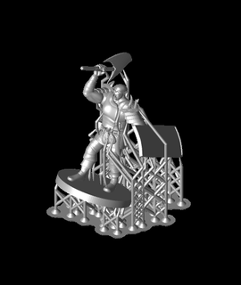 orc barbarian battle axe 3d model thangs 3d print model - Mito3D