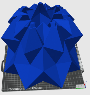 Origami Vaseobj Milch 3d print model - Mito3D