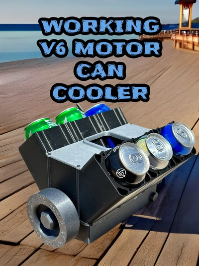 original v6 can cooler - working crank as on tiktok ls3dp 3d by thelightspd thangs 3d print model - Mito3D