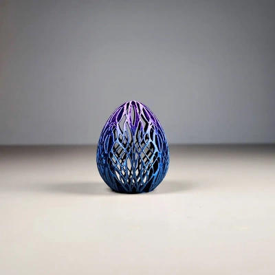 ornamental egg patterned - 3d by printbunny on thangs 3d print model - Mito3D