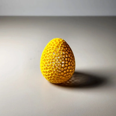 ornamental egg voronoi - 3d by printbunny on thangs 3d print model - Mito3D
