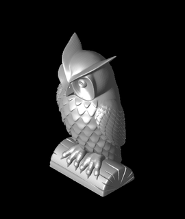 owl miskokrajcik 3d print model - Mito3D