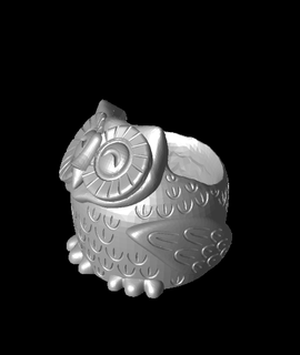 owl flower pot 3d model harveyjoanna thangs 3d print model - Mito3D