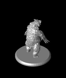 owlbear ages- pathfinder 2nd 3d print model - Mito3D