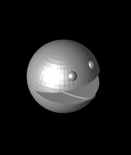 pacmanlengua ravi lunasammystl 3d modelo gracias 3d print model - Mito3D