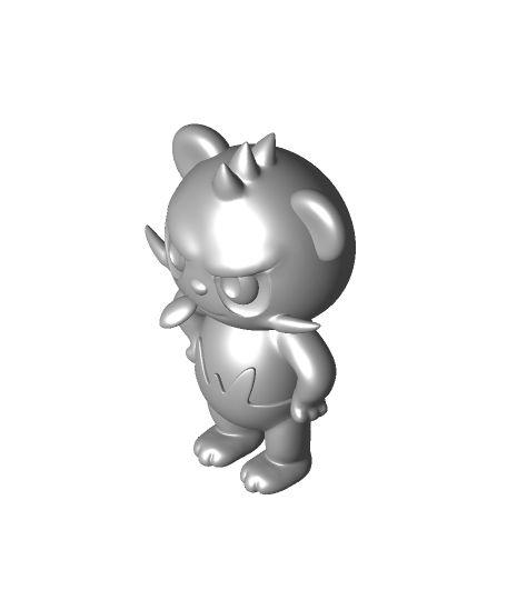 pancham pokemon 3D print model - Mito3D