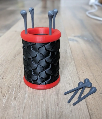paracord knitting spool - 3d by nalrod on thangs 3d print model - Mito3D