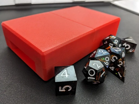 parametric portable magnetic dice tower storage - 3d by mrstump on thangs 3d print model - Mito3D