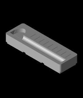 park tarafı hassas bıçak Kulp destek 3d print model - Mito3D