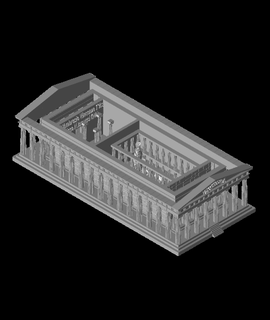 Partenone Atene parenone atene 3d print model - Mito3D