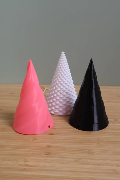 party hat 10 versions - 3d by ri0m0 on thangs cone hats candy containers partythangs 3d print model - Mito3D