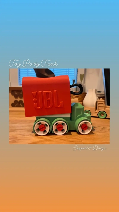party truck toy jbl go3 - 3d by skipper07 on thangs shopping toys 3d print model - Mito3D