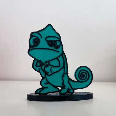 pascal tangled - 3d by y design on thangs 3d print model - Mito3D