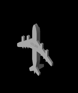 passenger jet toy cl printing 3d print model - Mito3D