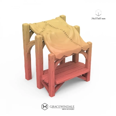 gepatcht markt stall 3d by gracewindale on danke 3d print model - Mito3D