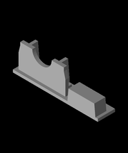 Terrasse Tür Griff Deckel rechteckig 3d Modell danke 3d print model - Mito3D
