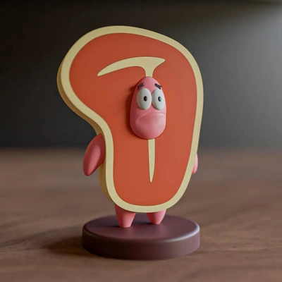 patrick steak costume - 3d by matb on thangs 3d print model - Mito3D