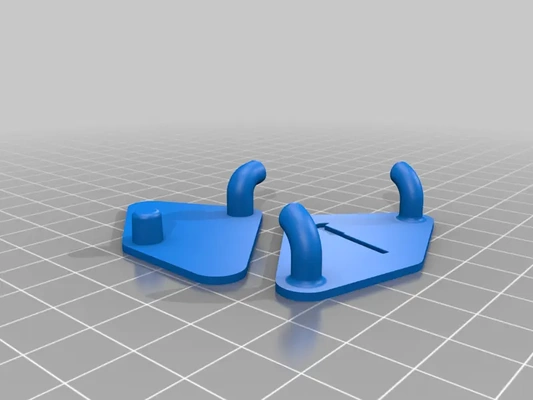 peg board caliper mount - 2 parts 3d by timmhoefer on thangs 3d print model - Mito3D