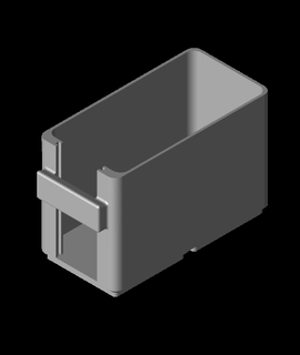 çivi yazı tahtası ızgara sonluluğu çöp Kutusu 3d print model - Mito3D