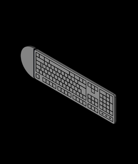 pen holder keyboard v11step 3d model thangs 3d print model - Mito3D