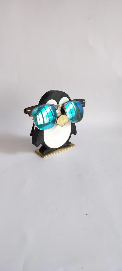 penguin eyeglass holder - 3d by shack3d print on thangs 3d print model - Mito3D