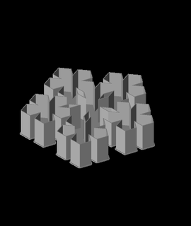 pentacutfract nestable box v2 ppac 3d print model - Mito3D