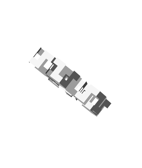 pentacíclico nudo 3d modelo máquina vapor gracias 3D print model - Mito3D