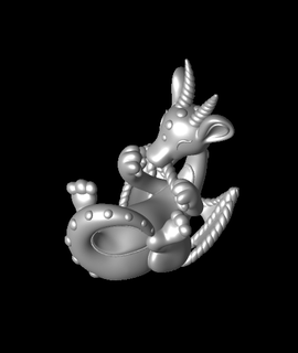 Pfeffer Baby Drachen Tiere 3d print model - Mito3D