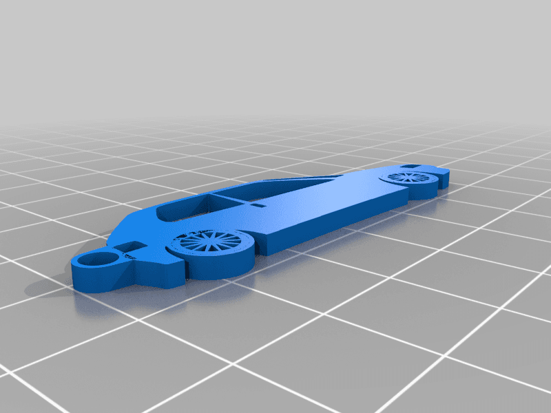 peugeot 106 porte clés oz jante tr4sh 3D print model - Mito3D