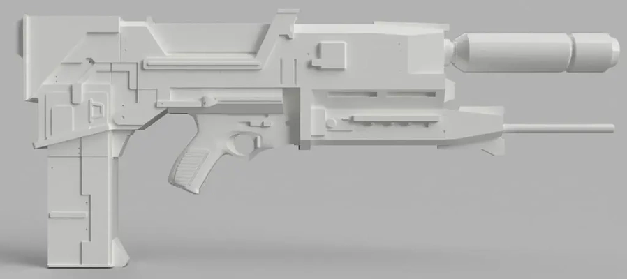 phased plasma rifle in 40 watt range terminator - 3d by villainous prop shop on thangs 3d print model - Mito3D
