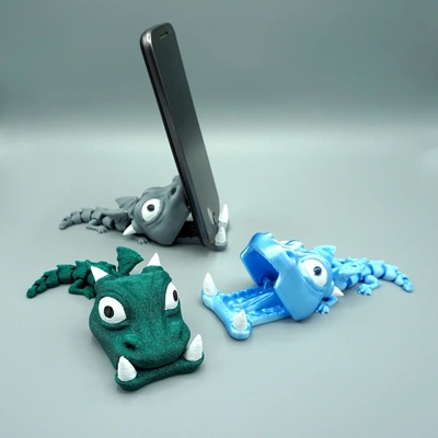phone eater baby dragon - 3d by mcgybeer on thangs 3d print model - Mito3D