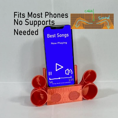 phone suporte junho 3d by bigboomprints on resultado dispositivo atracação estação ipod carregador som amplificador audio 3d print model - Mito3D