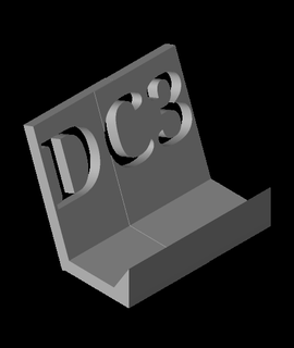phone stand dc3 2 stl 3d model trexcook09 thangs 3d print model - Mito3D