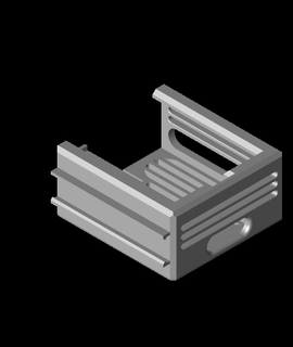 pi 4 extruder case mount 3d model bearded jstr thangs 3d print model - Mito3D