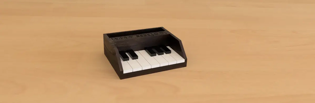 piano junetunes - 3d by shack3d print on thangs computer keyboard input device office equipment home homedecor organizer music 3d print model - Mito3D