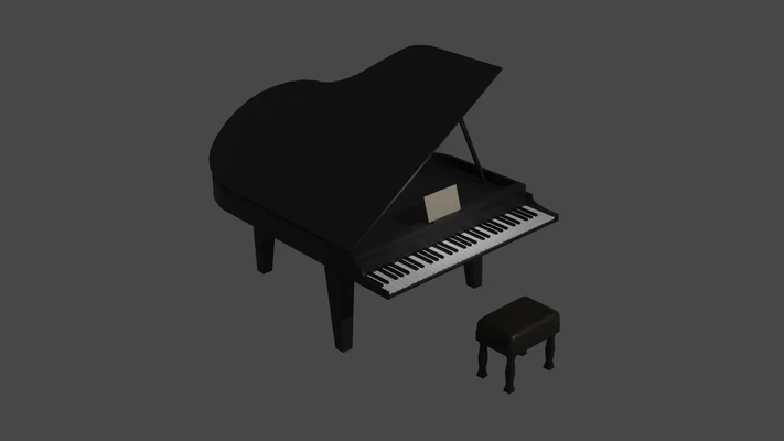 klavier schemel 3d by hersteller on danke 3d print model - Mito3D