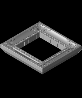 Bild Rahmen Mini Lithophan Licht 3d Modell danke 3d print model - Mito3D