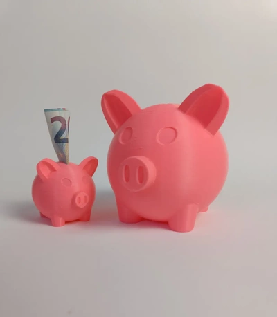 piggy bank - 3d by ri0m0 on thangs pig 3d print model - Mito3D