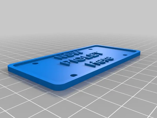 piglet licence plate - 3d by electronic kingz on thangs 3d print model - Mito3D
