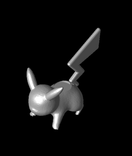 pikachargerstl rocket puff 3d print model - Mito3D