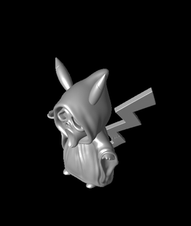 pikachu -ghostface Arts & Entertainment 3d print model - Mito3D