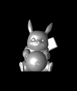Pikachu diseñador 3d print model - Mito3D