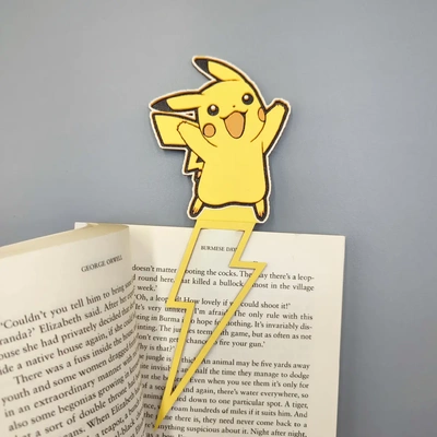 pikachu bookmark - 3d by bamingodesign on thangs 3d print model - Mito3D