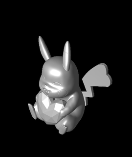 pikachu pok mon 3d model patrickarthk thangs 3d print model - Mito3D