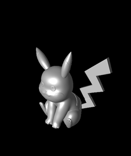pikachu pokemon 3d print model - Mito3D
