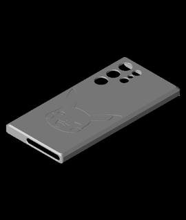 Pikachu piscando s22 ultra caso bainha yurokos dispositivos 3d print model - Mito3D