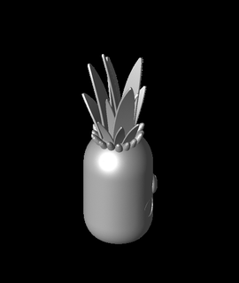 pineapple body 3d print model - Mito3D